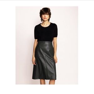 Vegan leather skirt XS